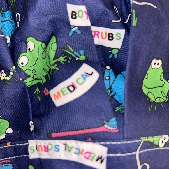 Clearance 3 pieces 2 gray 1 blue Euro Style Adj Scrub Cap nursie dr 0117 - Picture 6 of 10